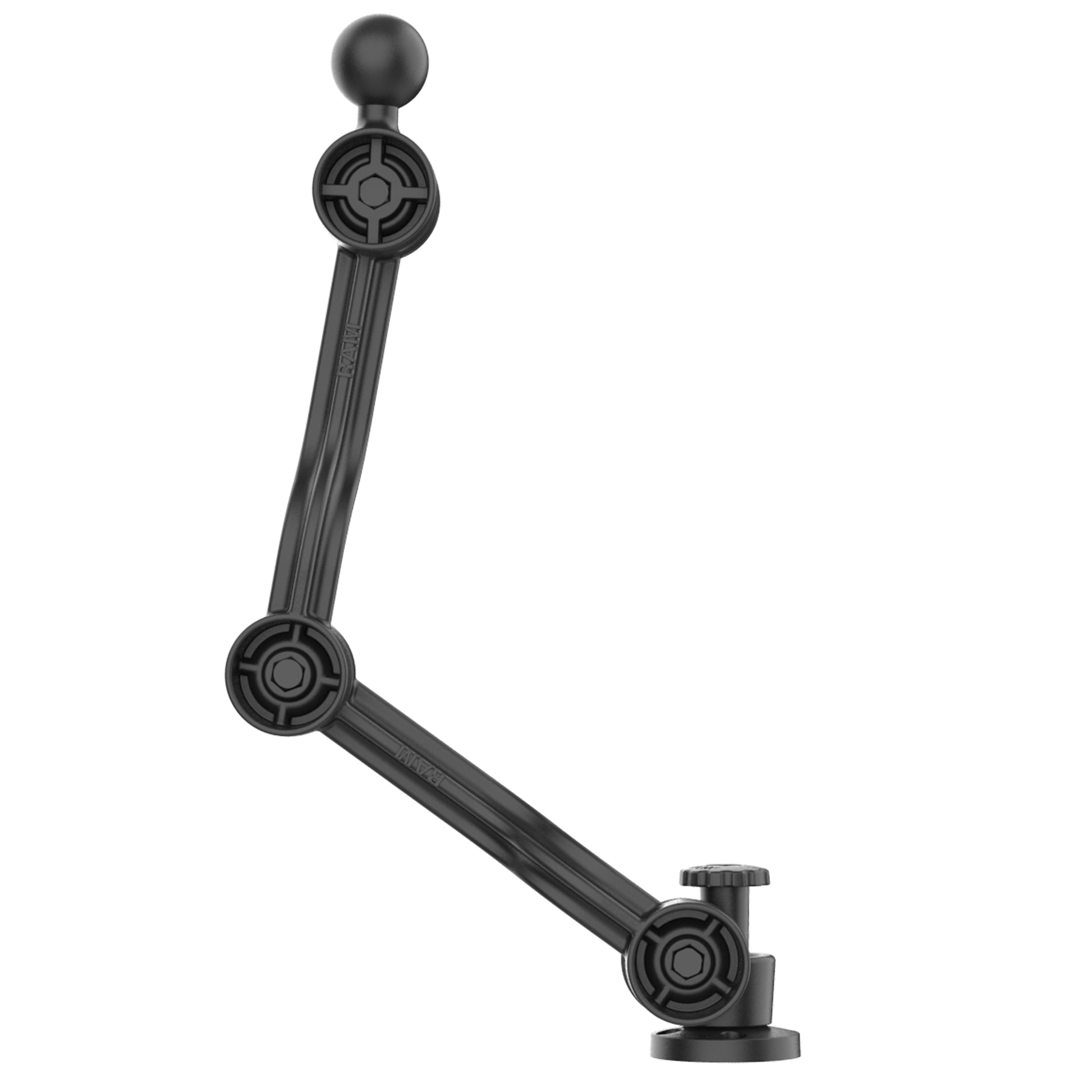 RAM® Composite Drill-Down Double Ratchet Arm with Ball (RAP-411D-114-PA2-BGU)