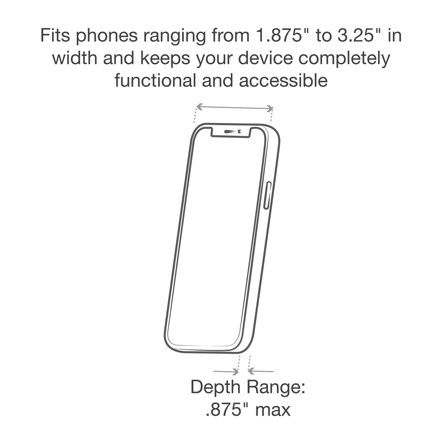 RAM® X-Grip® Phone Mount with RAM® Twist-Lock™ Low Profile Suction Base (RAP-B-166-2-A-UN7U)