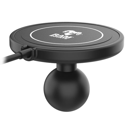 RAM® Ball Adapter with RAM® Qi2 15W Wireless Charger (RAP-B-202-AP-MAG-1-W2MU)