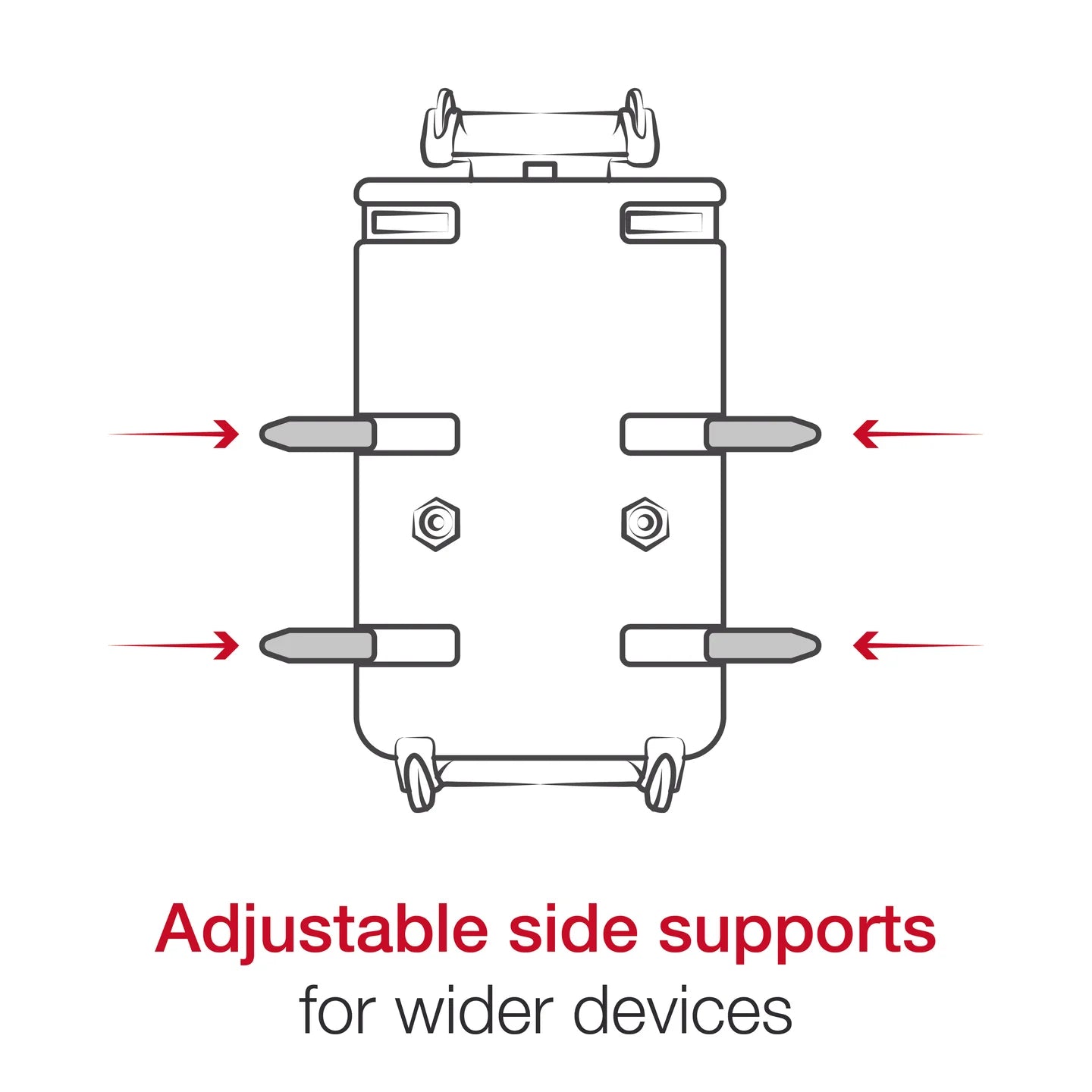 RAM® Quick-Grip™ Phone Mount with RAM® Tough-Strap™ Handlebar Base (RAP-B-460-A-PD3U)