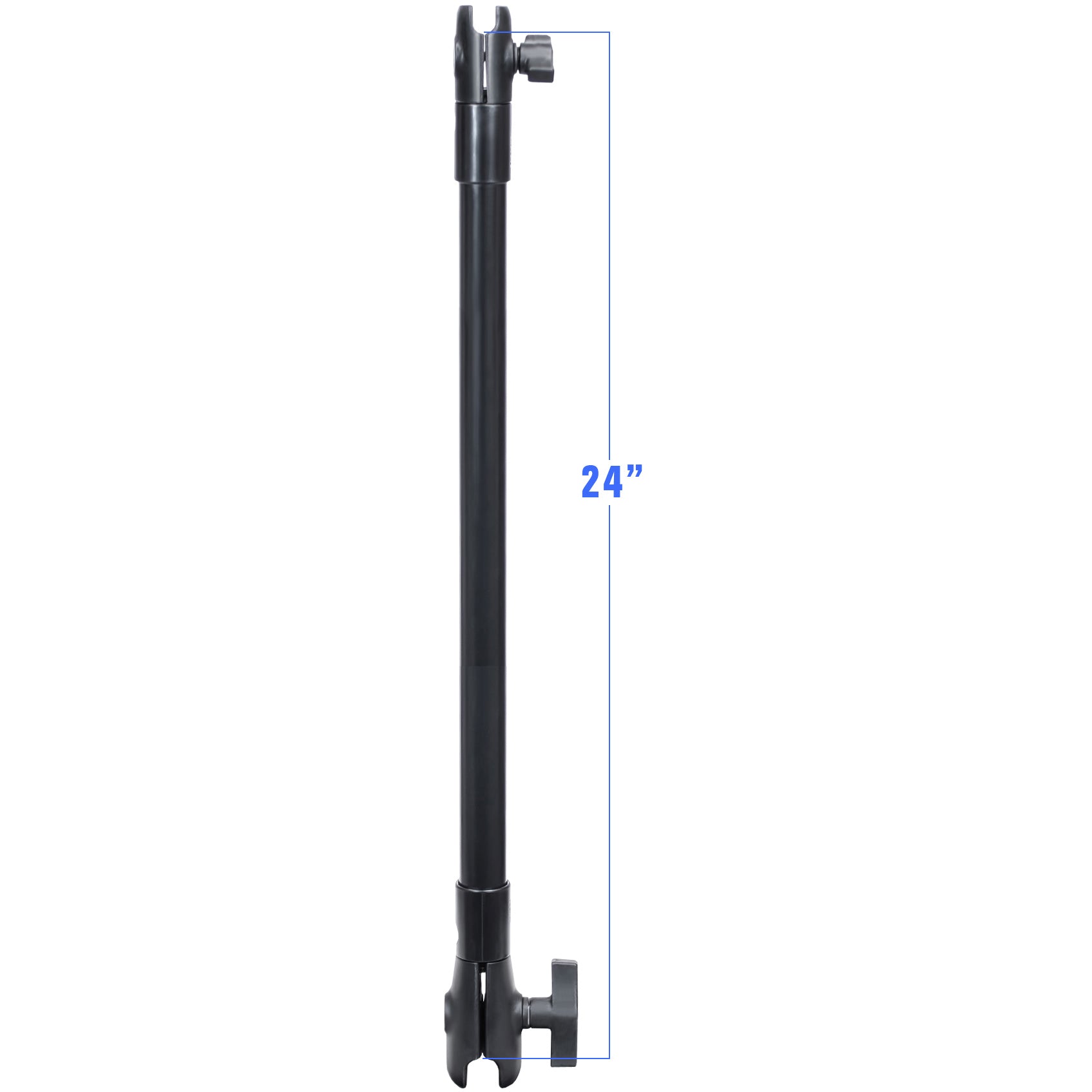 RAM® 24" PVC Pipe Extension with B Size & C Size Socket Arms (RAP-CB-201-24U)