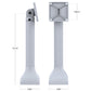 RAM® 14" Pedestal Mount with 75mm VESA Pattern - Gray (RAP-D11-14-V75-GRY)