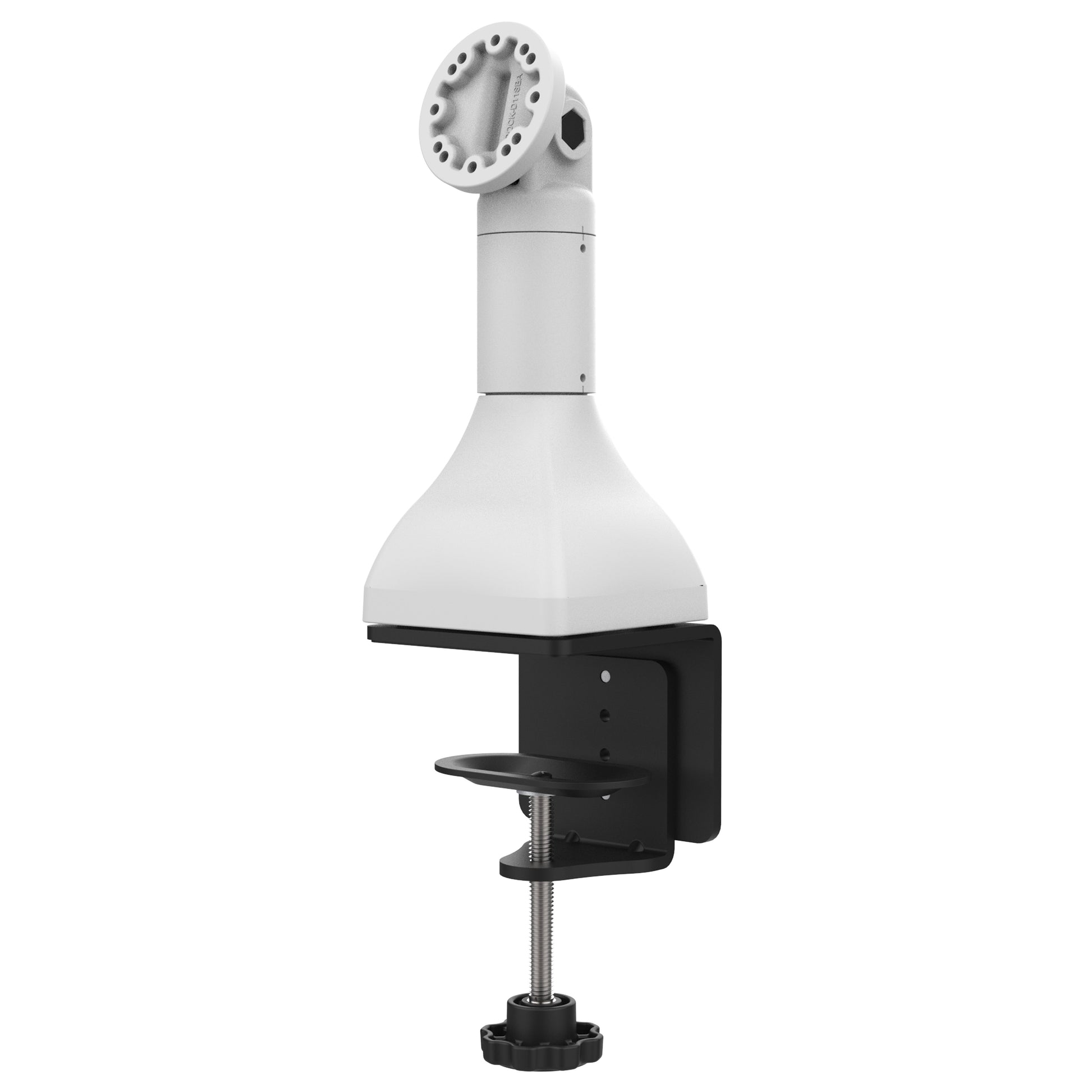 RAM® 7" Pedestal Mount with AMPS Pattern & C-Clamp Base - Gray (RAP-D11-7-SBA-GRY-CC1)