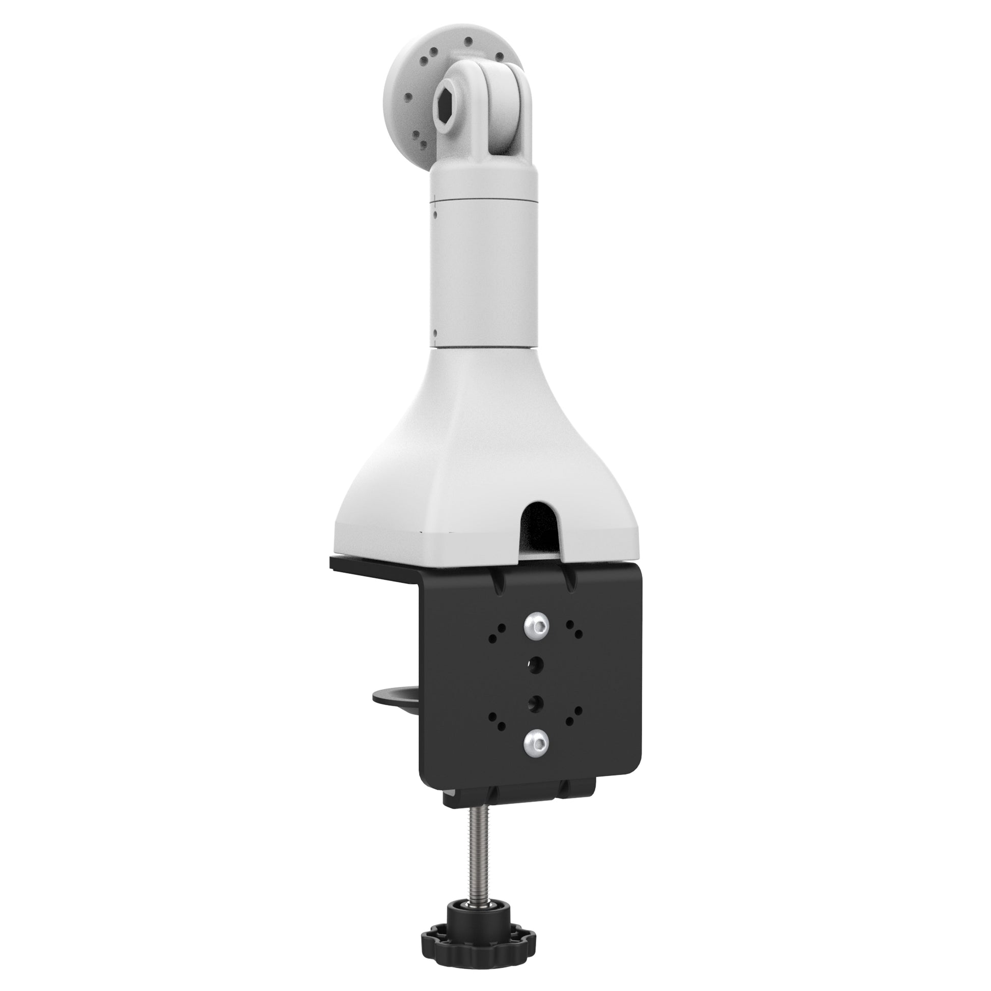 RAM® 7" Pedestal Mount with AMPS Pattern & C-Clamp Base - Gray (RAP-D11-7-SBA-GRY-CC1)