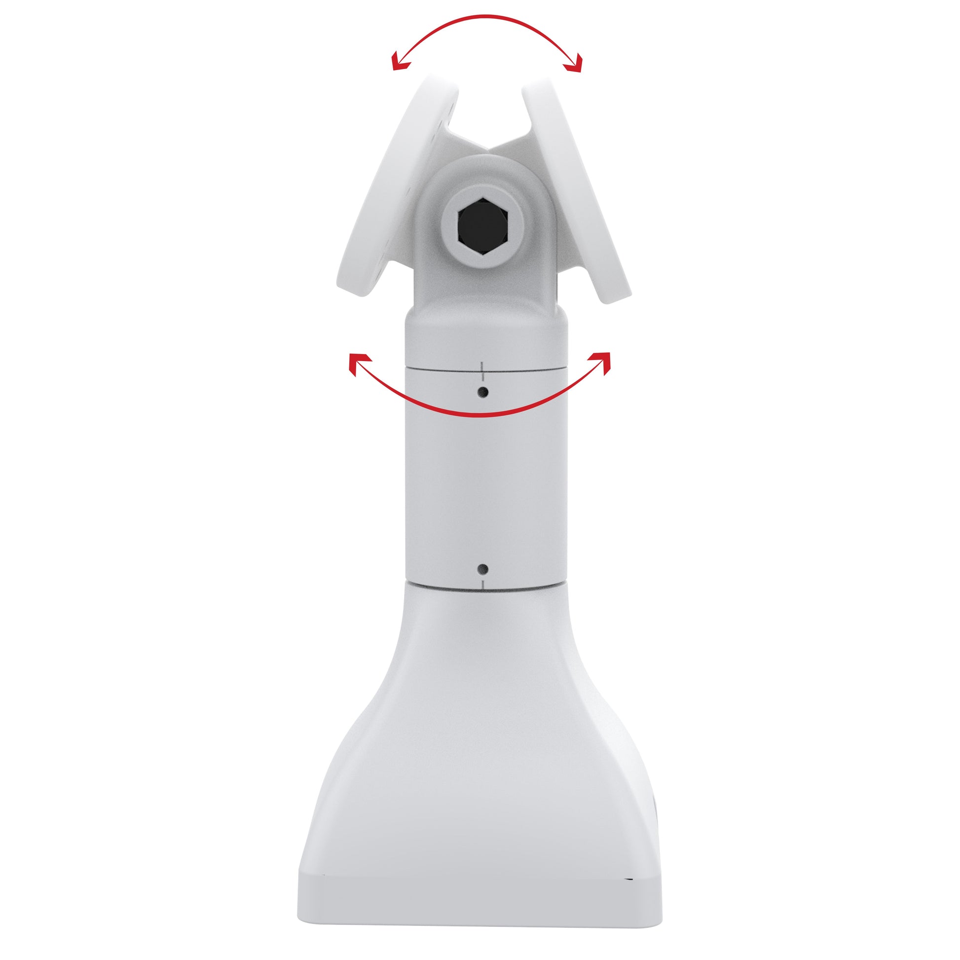 RAM® 7" Pedestal Mount with AMPS Pattern & C-Clamp Base - Gray (RAP-D11-7-SBA-GRY-CC1)