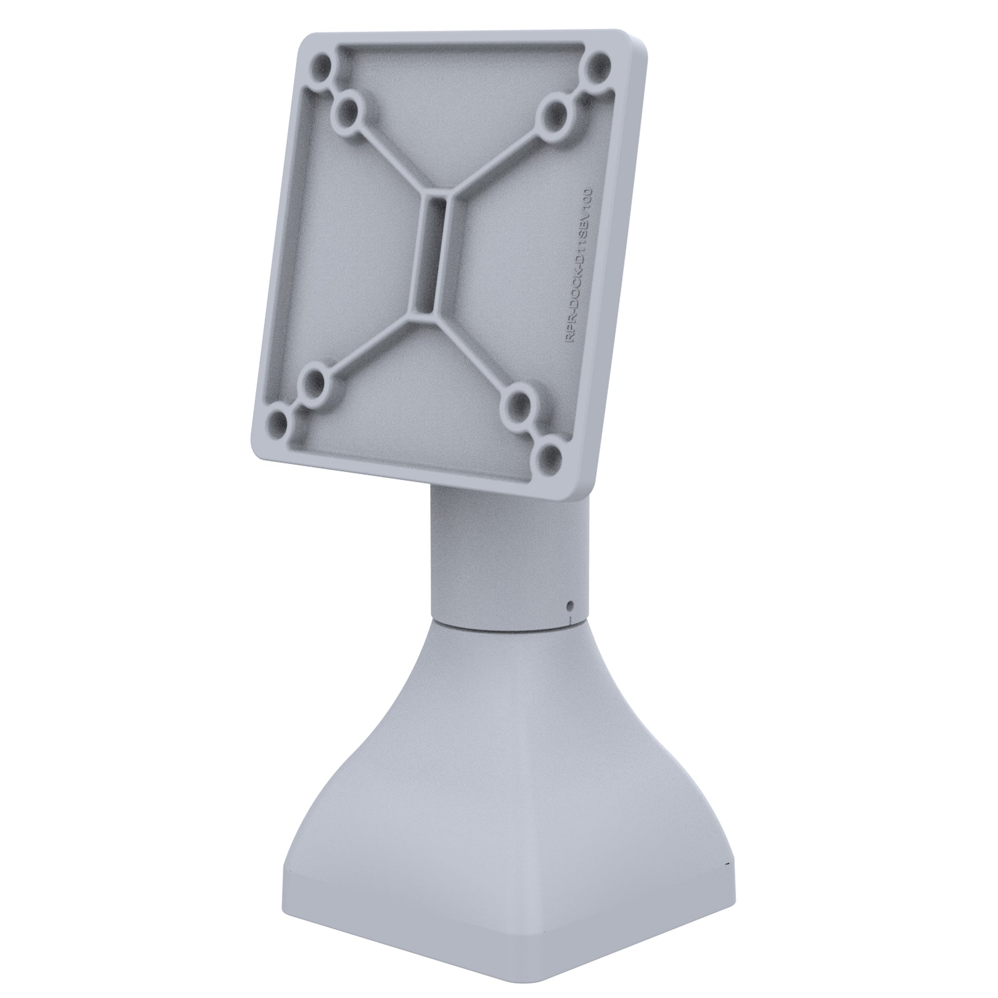 RAM® 7" Pedestal Mount with 100mm & 75mm VESA Patterns - Gray (RAP-D11-7-V100-GRY)
