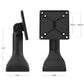 RAM® 7" Pedestal Mount with 100mm & 75mm VESA Patterns (RAP-D11-7-V100)