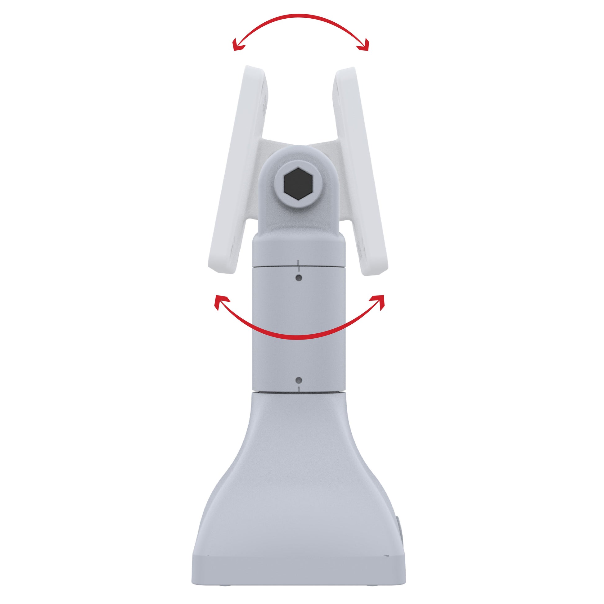 RAM® 7" Pedestal Mount with 75mm VESA Pattern - Gray (RAP-D11-7-V75-GRY)