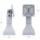 RAM® 7" Pedestal Mount with 75mm VESA Pattern - Gray (RAP-D11-7-V75-GRY)