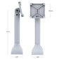 RAM® 14" Pedestal Mount with 100mm VESA & Cable Routing - Gray (RAP-D11H-14-V100-GRY)