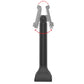 RAM® 14" Pedestal Mount with 100mm VESA & Cable Routing (RAP-D11H-14-V100)