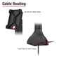 RAM® 14" Pedestal Mount with 100mm VESA & Cable Routing (RAP-D11H-14-V100)