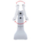 RAM® 7" Pedestal Mount with 100mm VESA & Cable Routing - Gray (RAP-D11H-7-V100-GRY)