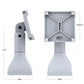 RAM® 7" Pedestal Mount with 100mm VESA & Cable Routing - Gray (RAP-D11H-7-V100-GRY)