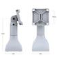 RAM® 7" Pedestal Mount with 75mm VESA & Cable Routing - Gray (RAP-D11H-7-V75-GRY)