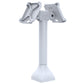 RAM® 14" Pedestal Mount with Dual 100mm VESA Adapters - Gray (RAP-D11H2-14-V100-GRY)