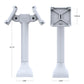 RAM® 14" Pedestal Mount with Dual 100mm VESA Adapters - Gray (RAP-D11H2-14-V100-GRY)