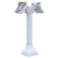 RAM® 14" Pedestal Mount with Dual 75mm VESA Adapters - Gray (RAP-D11H2-14-V75-GRY)