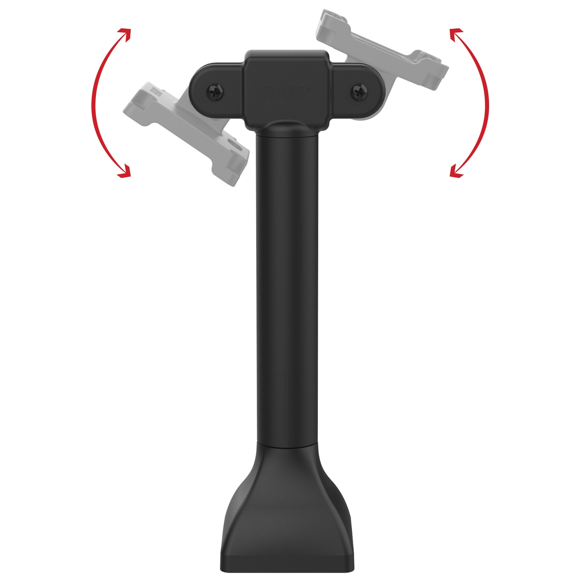 RAM® 14" Pedestal Mount with Dual 75mm VESA Adapters (RAP-D11H2-14-V75)