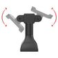 RAM® 7" Pedestal Mount with Dual 100mm VESA Adapters (RAP-D11H2-7-V100)