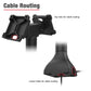 RAM® 7" Pedestal Mount with Dual 75mm VESA Adapters (RAP-D11H2-7-V75)