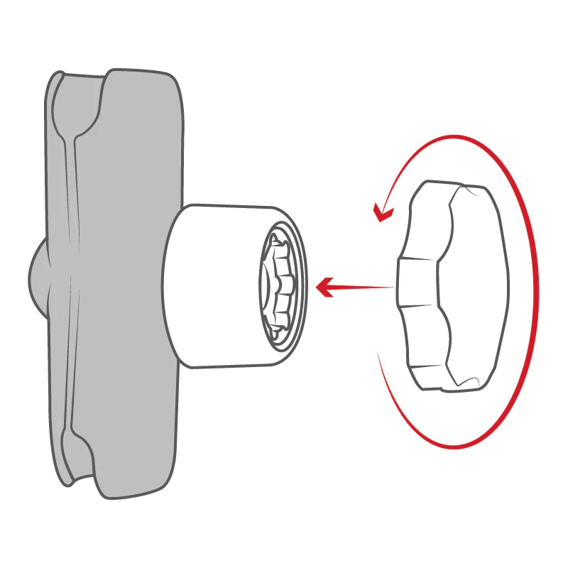 RAM Mixed Combination Pin Lock Security Knob and Key Knob (RAP-S-KNOB5U)