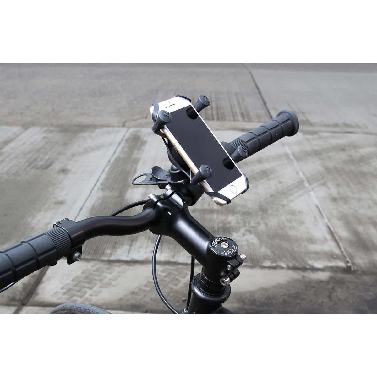 RAM EZ-Strap™ Rail Mount w/ X-Grip® Universal Phone Cradle (RAP-SB-187-UN7U)