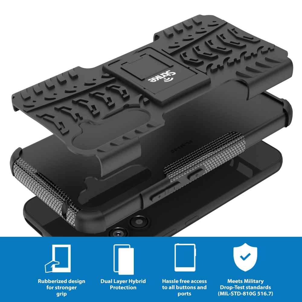 Strike Rugged Case for Samsung Galaxy S23 FE (Black)