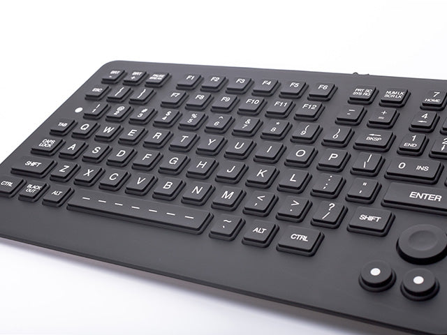 iKey Chiclet Military & Space Saving Backlit Keyboard