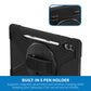 Strike Rugged Case with Hand Strap and Lanyard for Samsung Galaxy Tab S12 Ultra