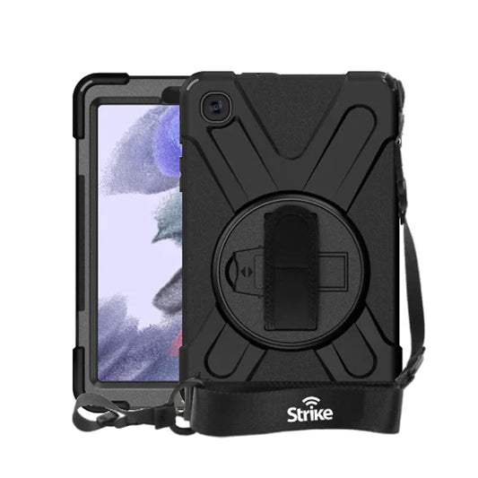 Samsung Galaxy Tab A7 Lite Rugged Case with Hand Strap and Lanyard