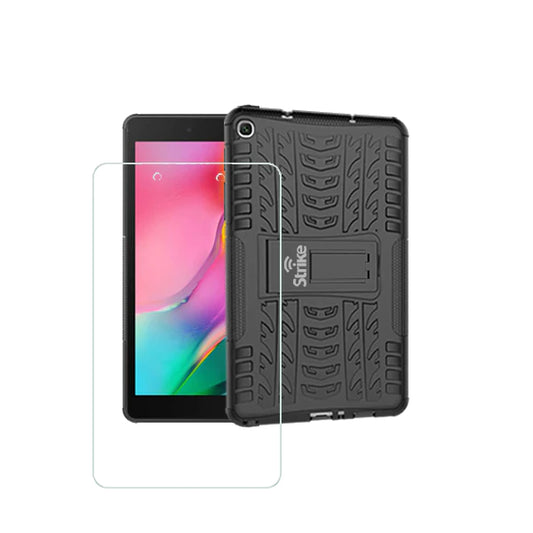 Samsung Galaxy Tab A 8 (2019) Strike Rugged Cases with Tempered Glass Screen