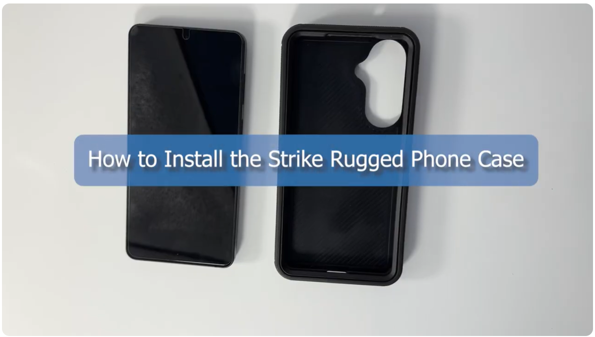 Load video: How to Install the Strike Rugged Phone Case