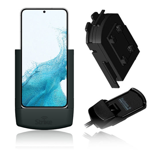 Samsung Galaxy S22 Solution for Bury System 9 with Strike Alpha Cradle & Adapter