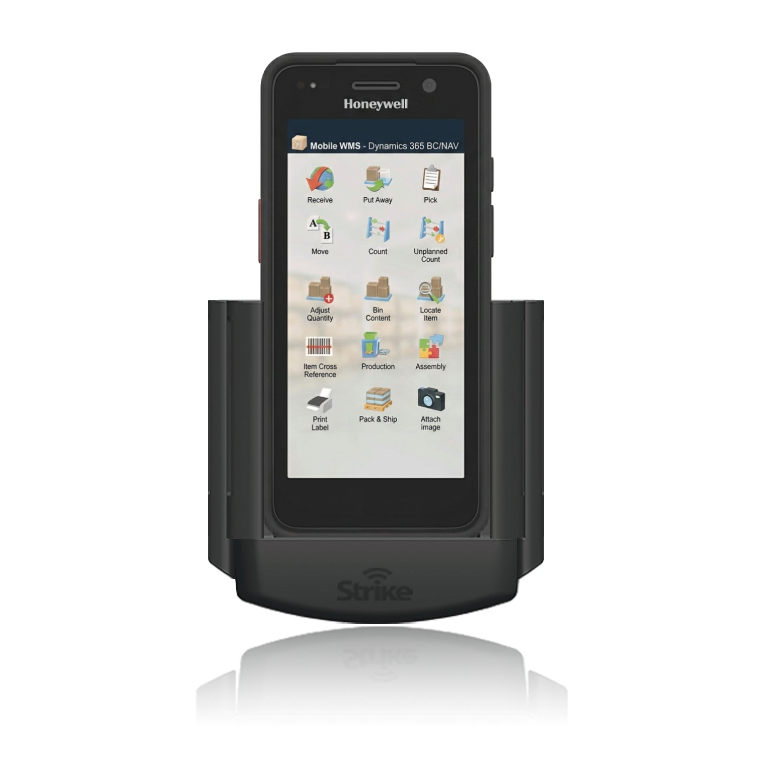 Honeywell CT37 Car Cradle for Rubber Boot (Hardwired Install)