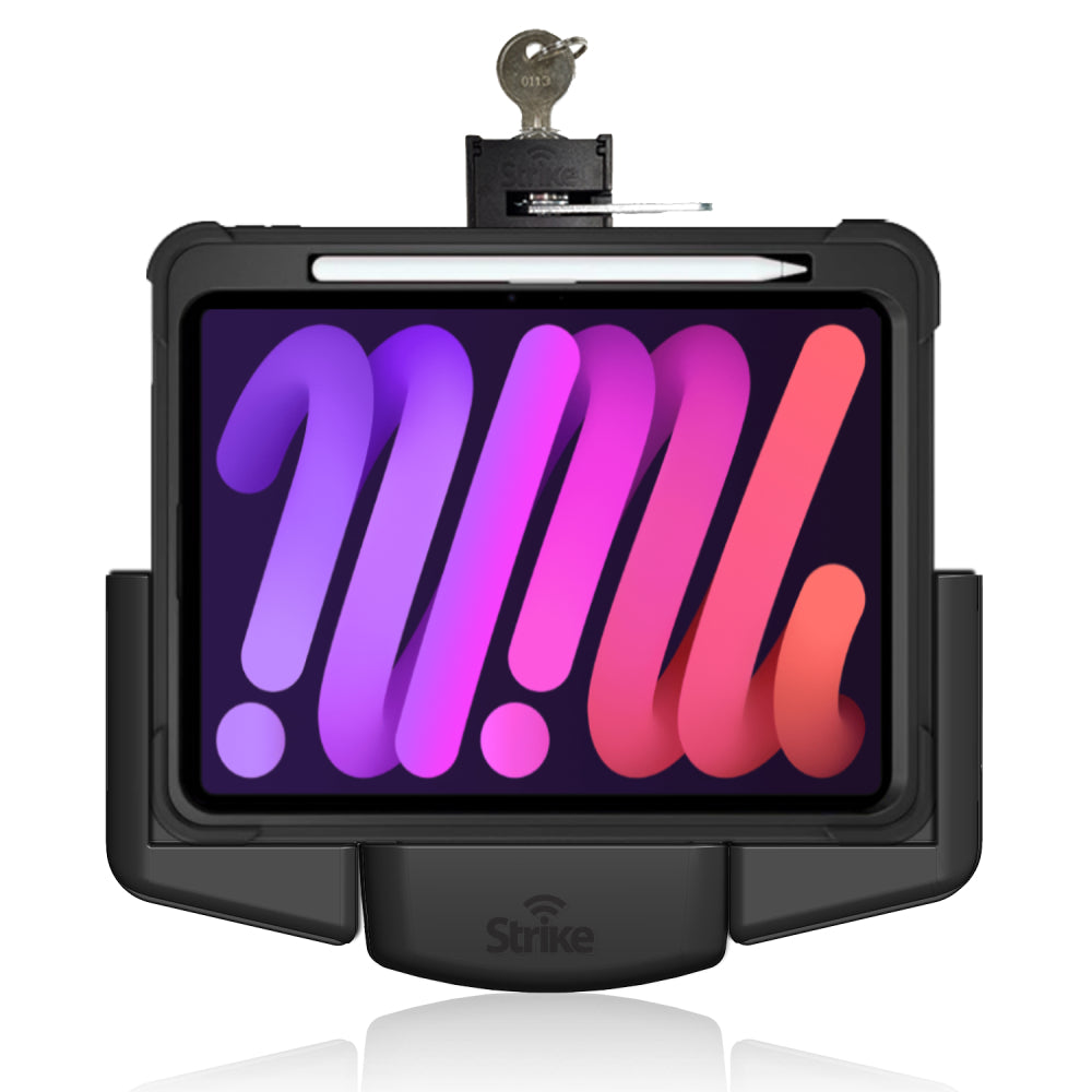 iPad Mini 7/6 Lockable Car Cradle for Strike Rugged Case (Landscape) DIY