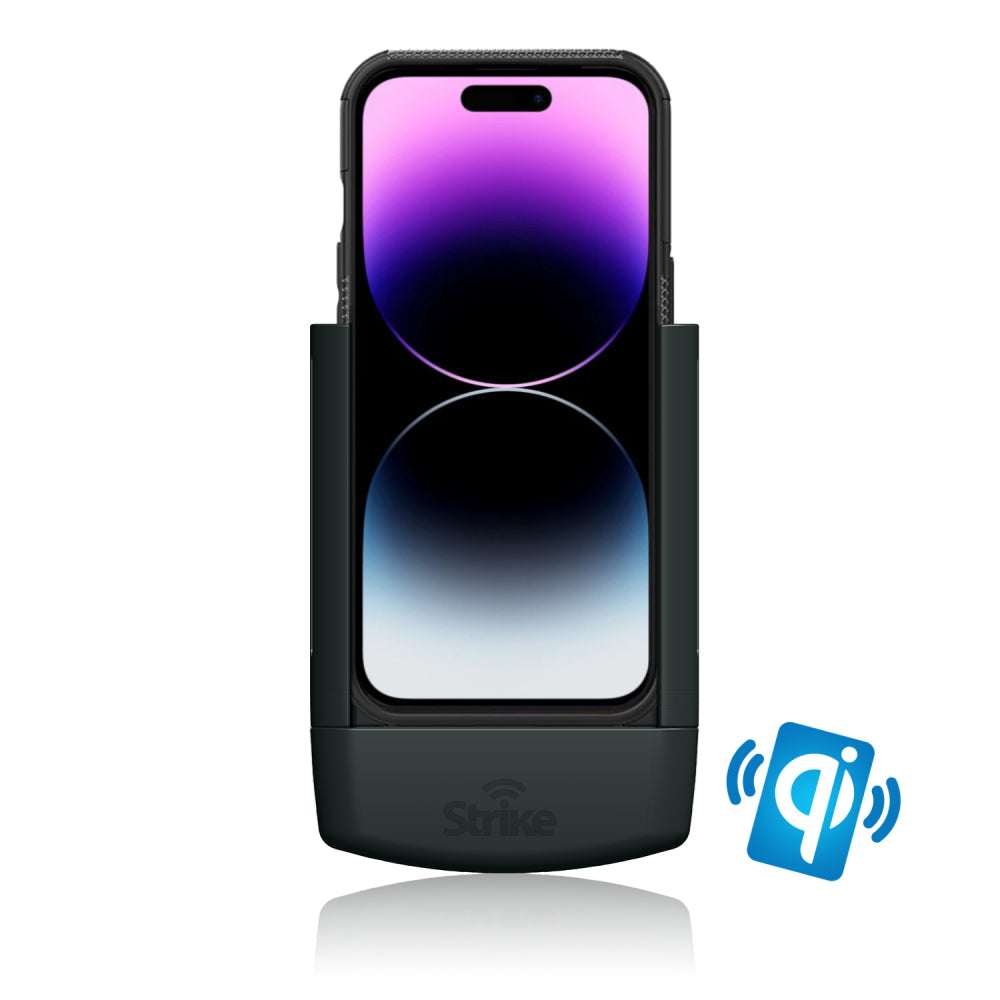 iPhone 14 Pro Wireless Charging Car Phone Holder for Strike Rugged Case