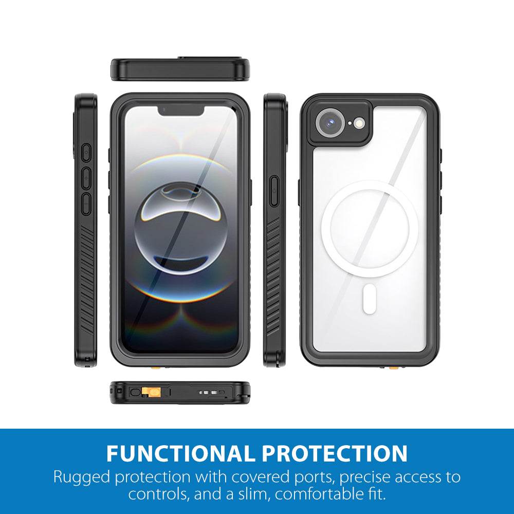 Strike Waterproof Case for Apple iPhone 16e (Black)