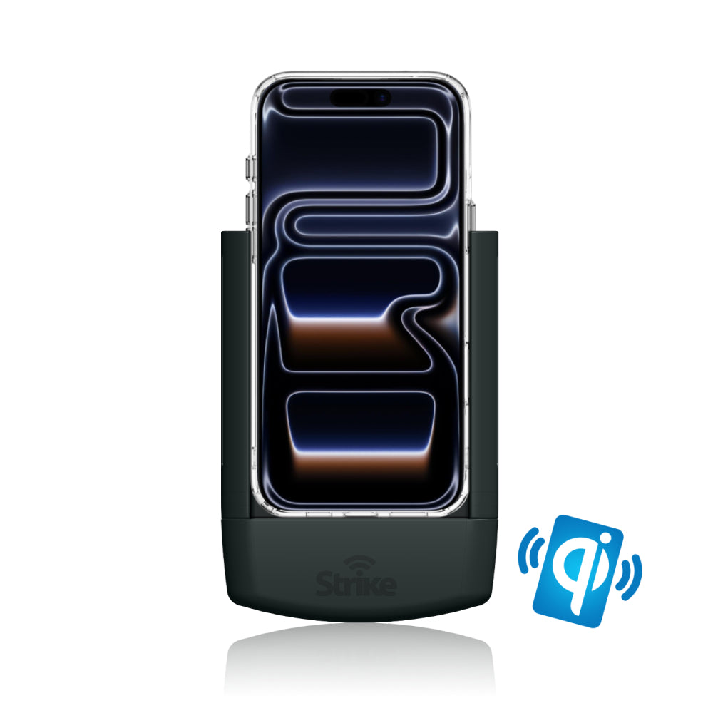 iPhone 17 Pro Wireless Charging Car Cradle Head with Strike Case