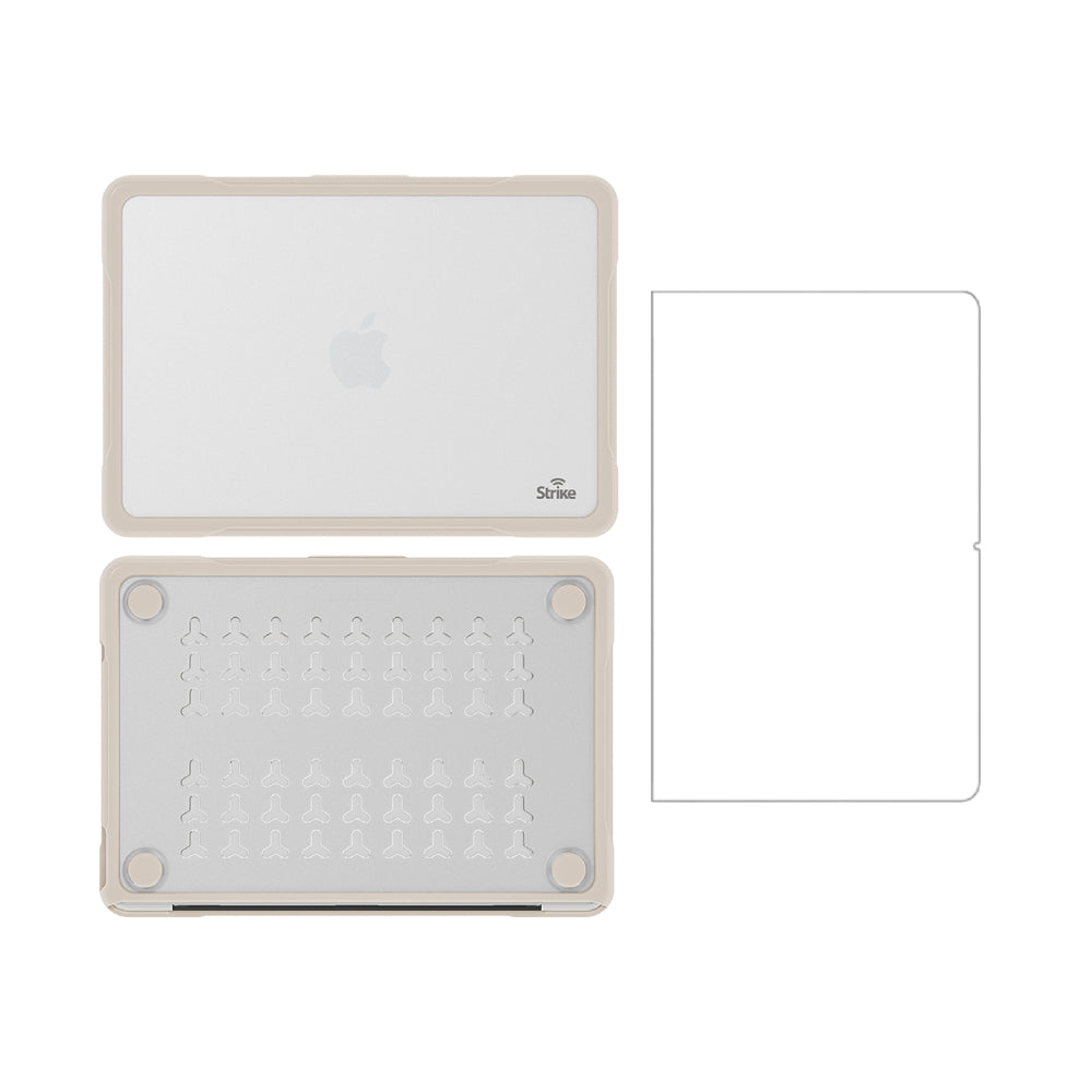 Strike Protection Bundle (Beige) for MacBook Neo
