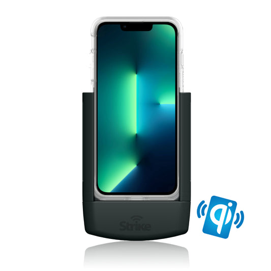 iPhone 13 Pro Wireless Charging Car Phone Holder with Strike Case