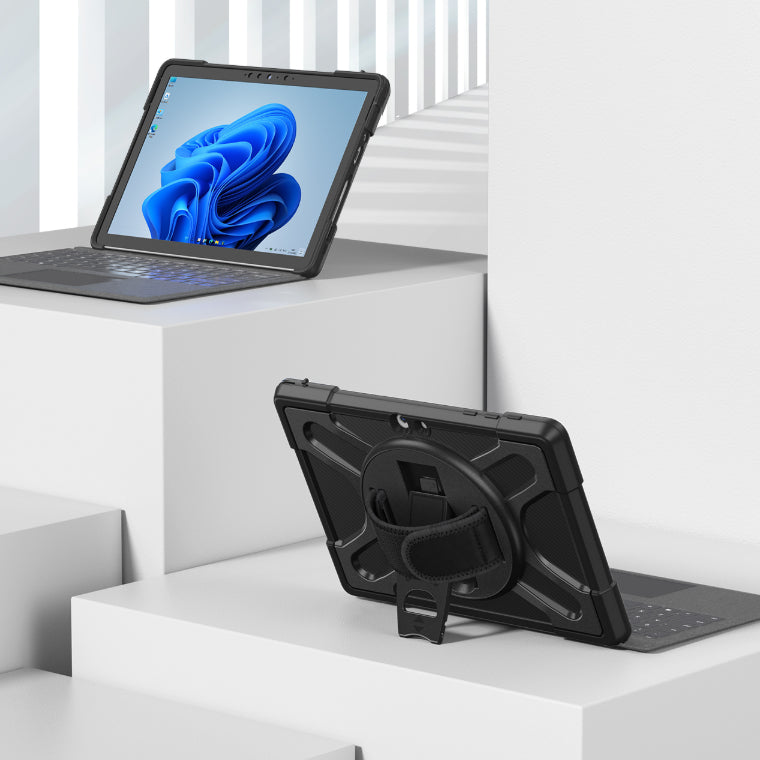 Strike Rugged Case with Hand Strap for Microsoft Surface Go 1/2/3/4