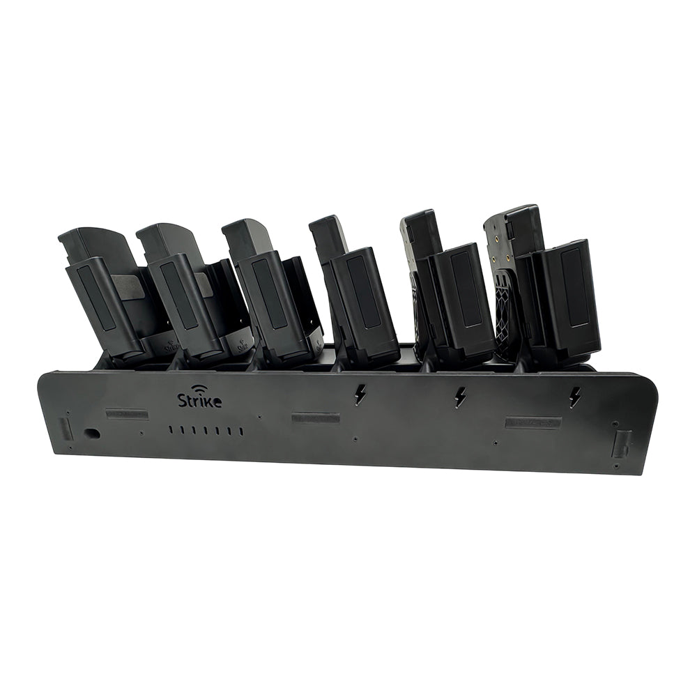 Strike 6-Port Multi-Charging Dock for Motorola Solutions WAVE PTX TLK 110 Two-Way Radio