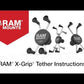RAM Twist-Lock™ Suction Cup Mount with Universal RAM® X-Grip® Cell/iPhone Cradle (RAM-B-166-UN7U)