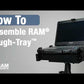 RAM® Universal Drill-Down Vertical Laptop Mount (RAM-VBD-128-SW1)