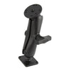 RAM® Double Ball Mount with Round & Rectangular Plates - Medium (RAM-101U-225)