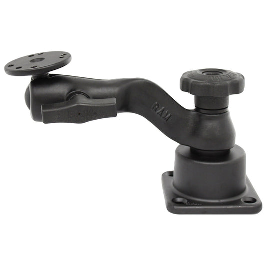RAM® Horizontal 6" Swing Arm Mount with Fixed Ball & Socket Joint (RAM-109H-3BU)
