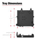 RAM® Tough-Tray™ III Spring Loaded Laptop Tray (RAM-234-7)