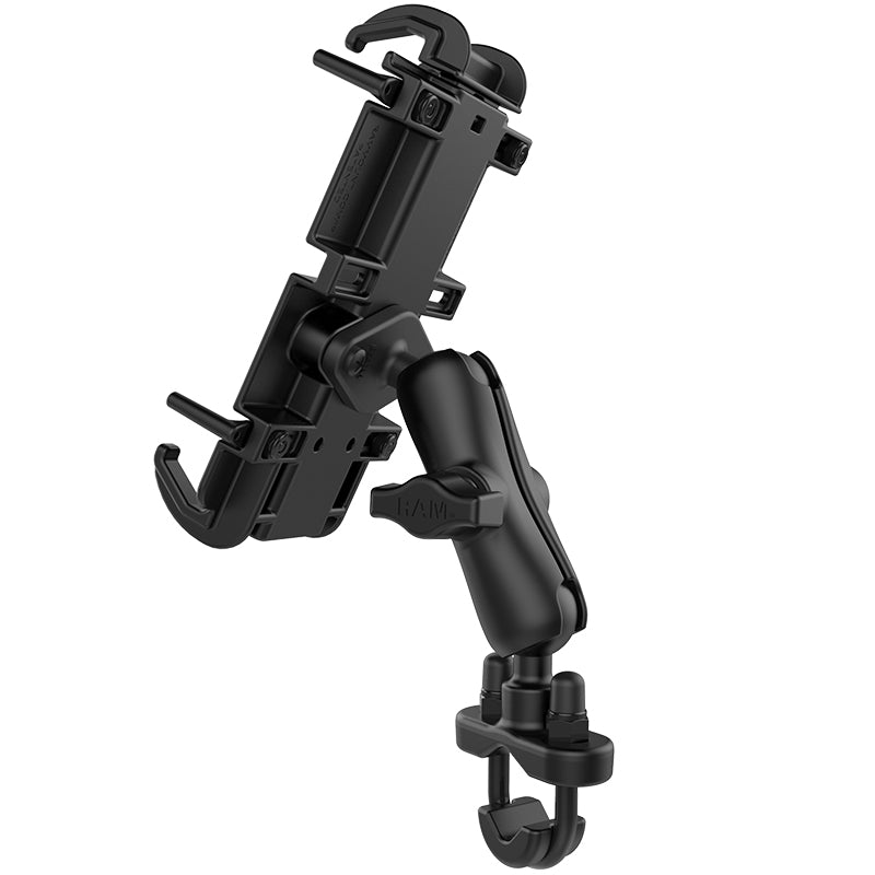RAM® Quick-Grip™ XL Phone Mount with Handlebar U-Bolt Base - Medium (RAM-B-149Z-PD4U)