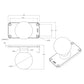 RAM® Ball Base with 1.5" x 3.5" 4-Hole Pattern - D Size (RAM-D-202U-24)